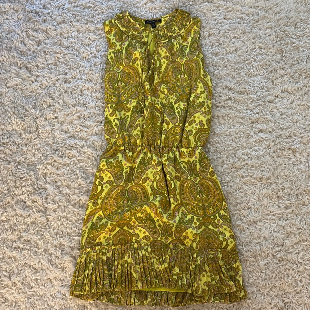 Banana Republic, Yellow, Green, Orange, And Pink Dress Summer Tank